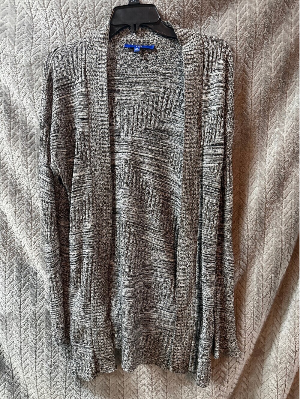 Apt. 9 Women's Medium Gray Open Front Cardigan Sweater